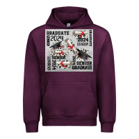 Mauve Wine senior 2024 Urban Hoodie - CowGirlArtShop