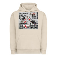 Pigment French Oak senior 2024 Urban Hoodie - CowGirlArtShop