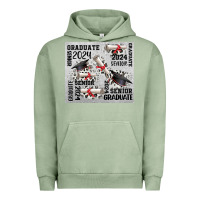 Pigment Oil Green senior 2024 Urban Hoodie - CowGirlArtShop