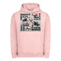 Pigment Salmon senior 2024 Urban Hoodie - CowGirlArtShop