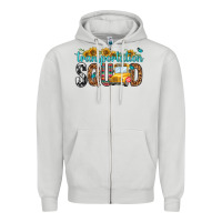 Dove Grey transportation squad Zipper Hoodie - NancyCooperArtShop