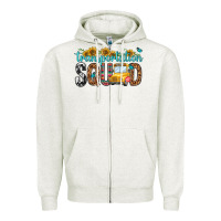 Oatmeal Heather transportation squad Zipper Hoodie - NancyCooperArtShop
