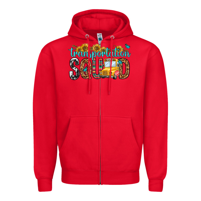 Transportation Squad Zipper Hoodie by NancyCooperArtShop | Teevron