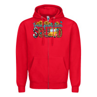 Red transportation squad Zipper Hoodie - NancyCooperArtShop