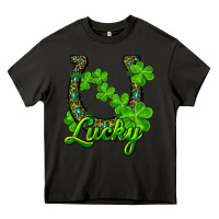 Asphalt lucky shamrock horseshoe Heavy Core Tee - RanaPortraitStore