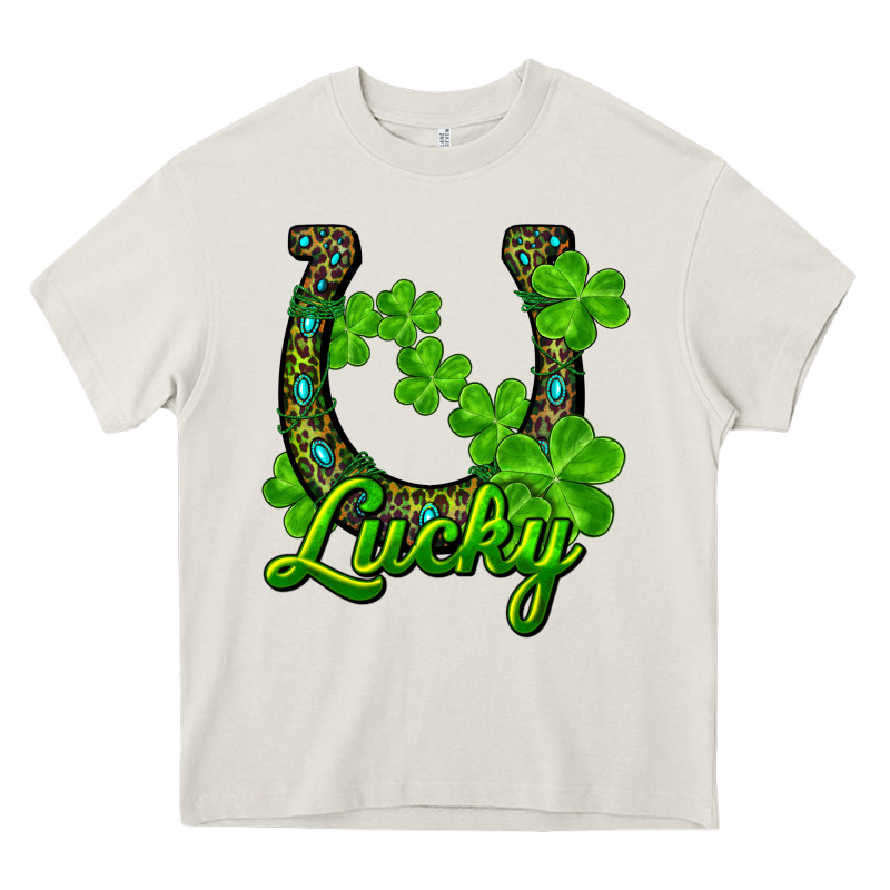 Lucky Shamrock Horseshoe Heavy Core Tee by RanaPortraitStore | Teevron