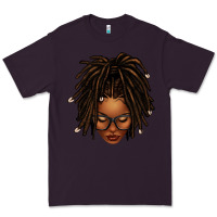 Plum afro locs messy bun Premium Tee - texasbilliewilder