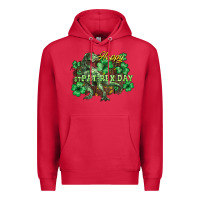 Cardinal s day t rex Premium Hoodie - NancyCooperArtShop