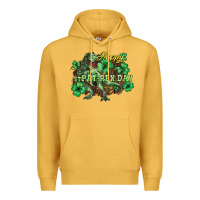 Mustard s day t rex Premium Hoodie - NancyCooperArtShop