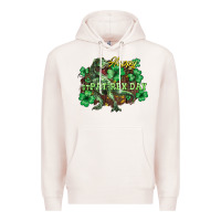 Pale Pink s day t rex Premium Hoodie - NancyCooperArtShop