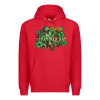 Red s day t rex Premium Hoodie - NancyCooperArtShop