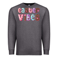Charcoal Heather Easter vibes Premium Sweatshirt - RanaPortraitStore