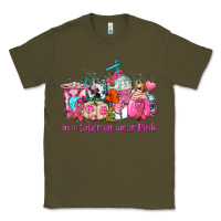 Army Green western cancer  in october we wear pink coffee cups with ribbons Classic Tee - AdoDesignShop