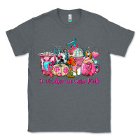 Charcoal Heather western cancer  in october we wear pink coffee cups with ribbons Classic Tee - AdoDesignShop