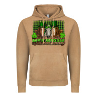 Vintage Camel happy st. patrick's day horses with leprechaun hat and bandana Vintage Hoodie - RanaPortraitStore