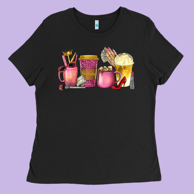 Ladies Tee boss lady coffee cups with money