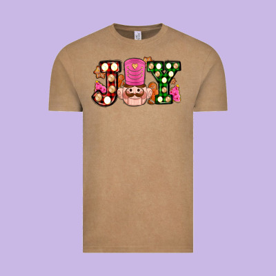 Christmas Joy Snacks And Nutcracker Cookies Ado Vintage Tee Designed By Adodesignshop