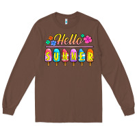 Chestnut hello summer popsicles Long Sleeve Tee - Jasminsmagicworld