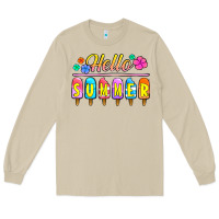 Mushroom hello summer popsicles Long Sleeve Tee - Jasminsmagicworld