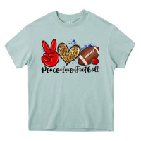 Arona peace love football Heavy Core Tee - Zillion Design Studio