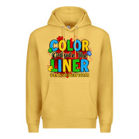 Antique Gold color outside the liner autism awareness Premium Hoodie - JahusDesignShop