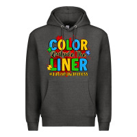 Charcoal Heather color outside the liner autism awareness Premium Hoodie - JahusDesignShop