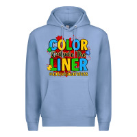 Colony Blue color outside the liner autism awareness Premium Hoodie - JahusDesignShop