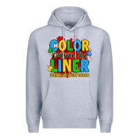 Heather Grey color outside the liner autism awareness Premium Hoodie - JahusDesignShop