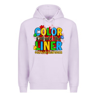 Lilac color outside the liner autism awareness Premium Hoodie - JahusDesignShop