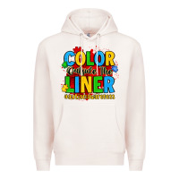 Pale Pink color outside the liner autism awareness Premium Hoodie - JahusDesignShop