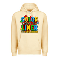Color Outside The Liner Autism Awareness Premium Hoodie | Teevron