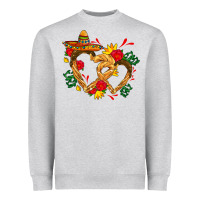 Heather Grey Churros with love and sombrero Heavyweight Sweatshirt - AdoDesignShop