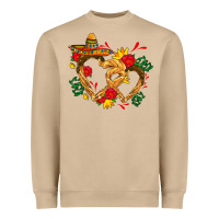 Mushroom Churros with love and sombrero Heavyweight Sweatshirt - AdoDesignShop