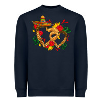 Navy Churros with love and sombrero Heavyweight Sweatshirt - AdoDesignShop