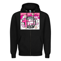 Black doing my best and letting god Zipper Hoodie - MaliasSmallBusiness