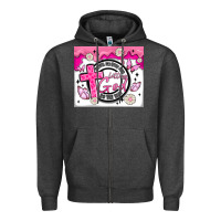 Charcoal Heather doing my best and letting god Zipper Hoodie - MaliasSmallBusiness