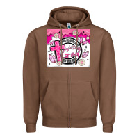 Chestnut doing my best and letting god Zipper Hoodie - MaliasSmallBusiness