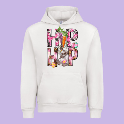 Hip Hop Easter Girl Easter Day Urban Hoodie Designed By Howdyjamesfarm