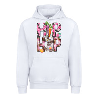 White Hip hop Easter Girl Easter Day Urban Hoodie - HowdyJamesFarm