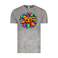 Cloud Rock sunflower halloween Vintage Tee - JahusDesignShop
