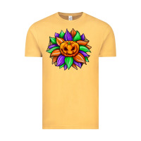 Vintage Mustard sunflower halloween Vintage Tee - JahusDesignShop