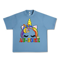 Pebble Blue autism au some  unicorn Urban Heavy Tee - AdoDesignShop