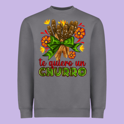 Te Gueiro Un Churro Heavyweight Sweatshirt Designed By Adodesignshop