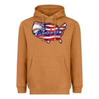 Meerkat usa flag baseball Heavyweight Hoodie - BarkalooDesign