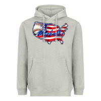 Moon Dust usa flag baseball Heavyweight Hoodie - BarkalooDesign