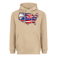 Mushroom usa flag baseball Heavyweight Hoodie - BarkalooDesign