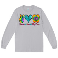 Moon Dust peace love flips flops Long Sleeve Tee - Jasminsmagicworld