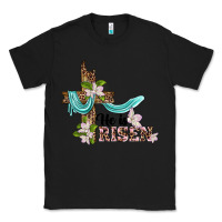 Black he is risen cross Classic Tee - BarkalooDesign