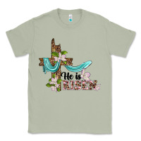 Matcha he is risen cross Classic Tee - BarkalooDesign