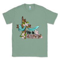 Sage he is risen cross Classic Tee - BarkalooDesign
